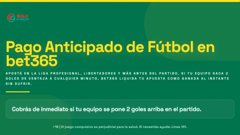 Pago Anticipado Bet365 Fútbol – Guía