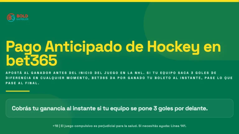 Pago Anticipado de Hockey en bet365 – Guía