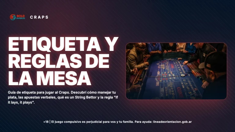 Etiqueta en Craps: Reglas Ocultas y Cómo Comportarse