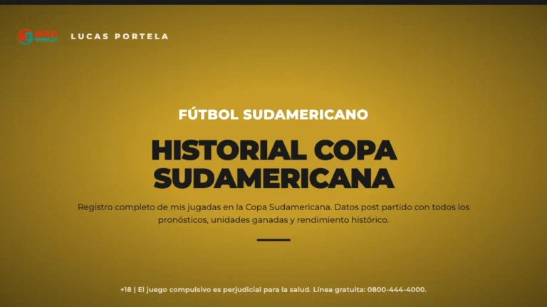 Historial de Apuestas en la Sudamericana