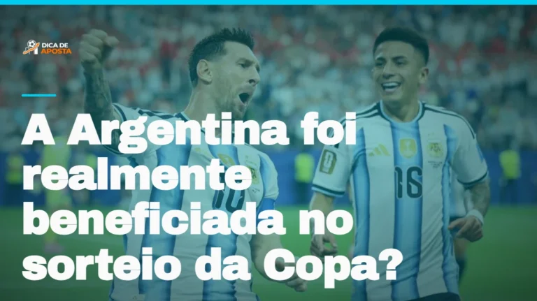 A Argentina foi beneficiada no sorteio? Veja como era feito o sorteio da Copa