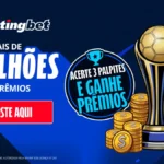 Campanha do Bolão Sportingbet da Copa de 2026 detalhando prêmios para acertos de palpites.