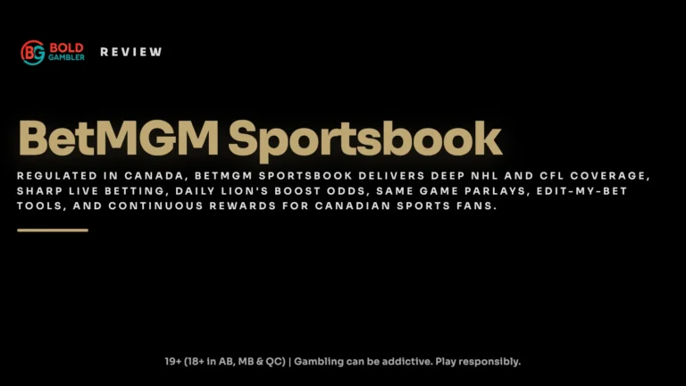 BetMGM Canada Sportsbook: A Real-World Performance Review