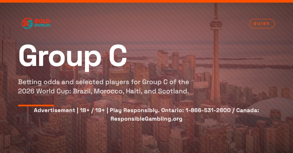 2026 World Cup Group C odds and squads: Brazil, Morocco, Haiti, and Scotland.