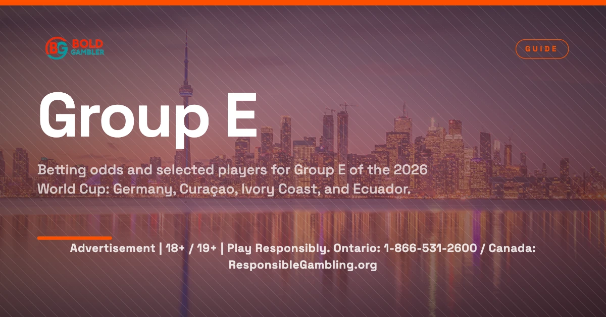 2026 World Cup Group E odds and squads: Germany, Curaçao, Ivory Coast, and Ecuador.