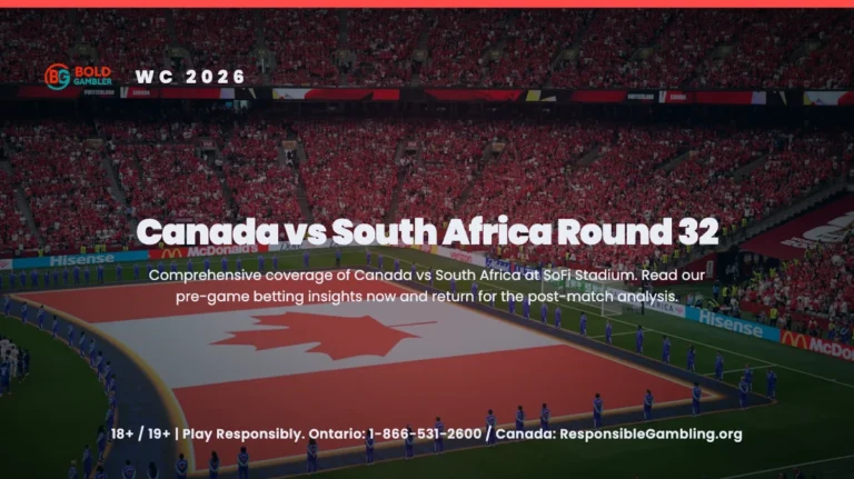 Canada vs South Africa: Prediction and Odds for the Round of 32