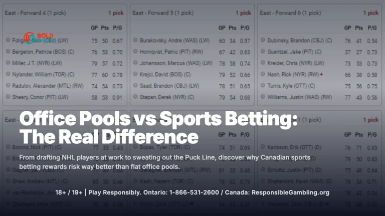 Why NHL Hockey Pools Don’t Compare to Real Sports Betting