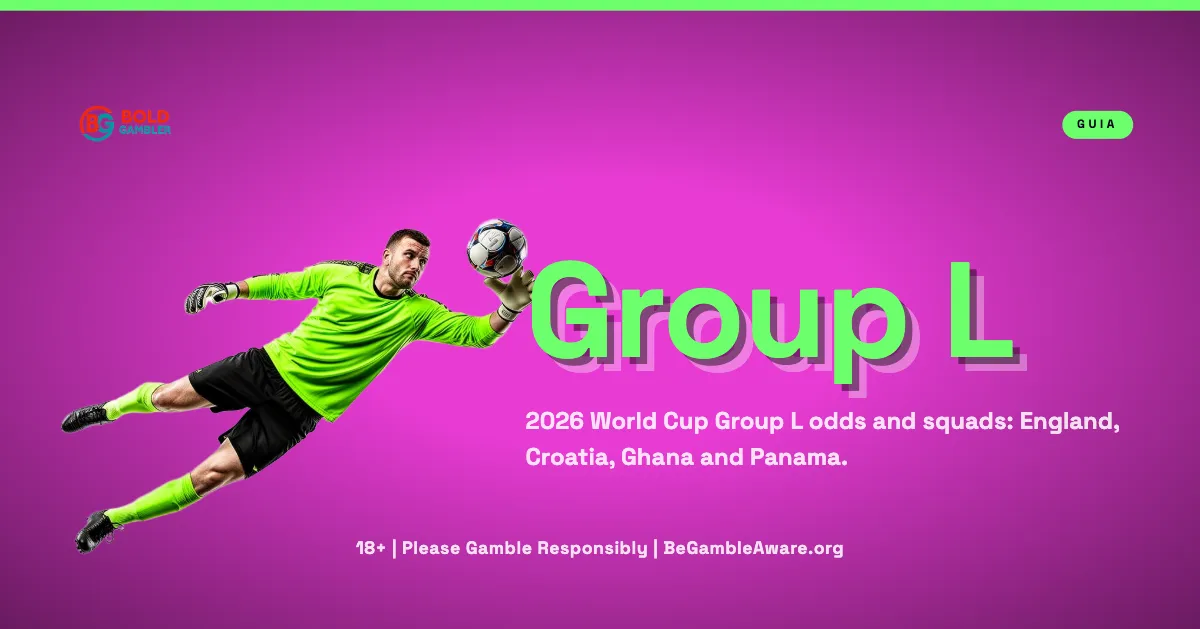 Odds and teams for Group L of the 2026 World Cup: England, Croatia, Ghana and Panama.
