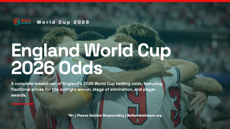 Latest England World Cup 2026 Betting Odds