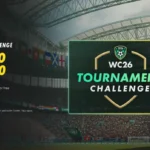 Promotional banner for the free bet365 WC26 Tournament Challenge offering up to £250,000 in cash prizes.