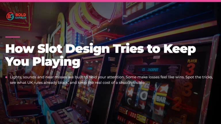 Online Slot Psychology: Audio Effects, Near Misses, and the Machine Zone
