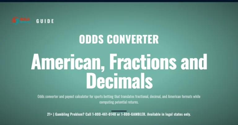Odds converter and payout calculator for sports betting that translates fractional, decimal, and American formats while computing potential returns.