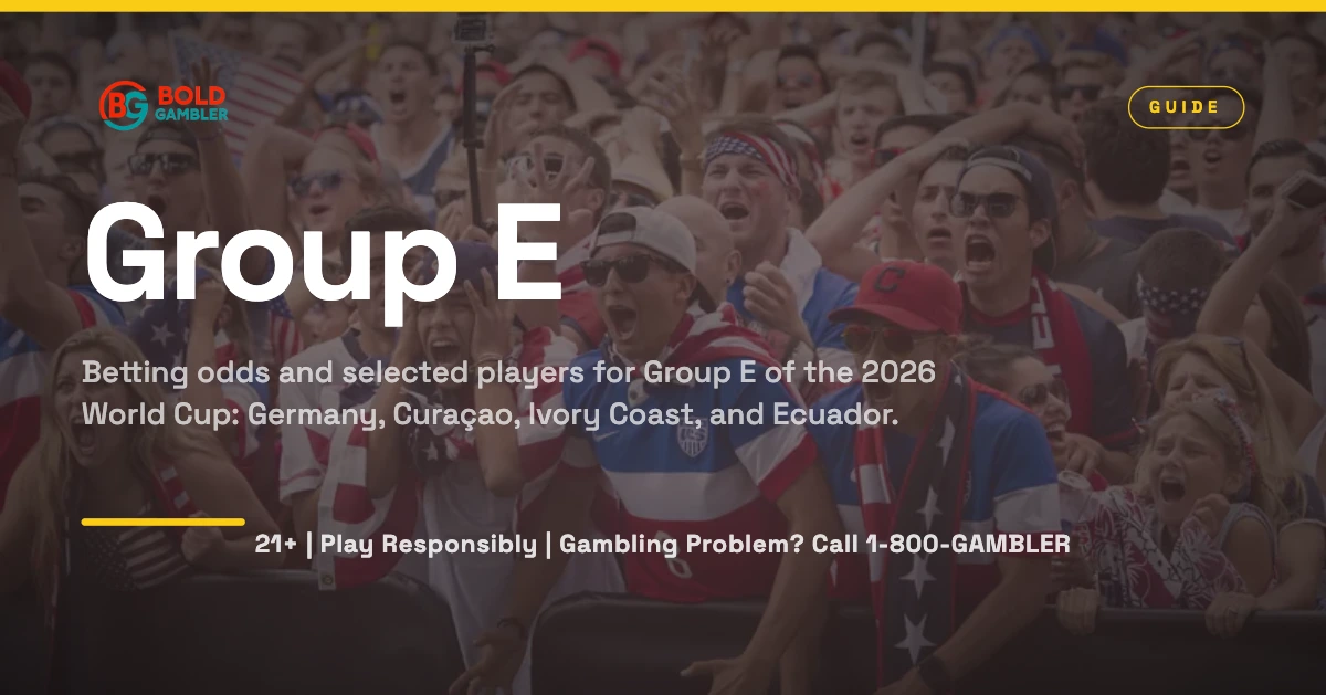 2026 World Cup Group E odds and squads: Germany, Curaçao, Ivory Coast, and Ecuador.