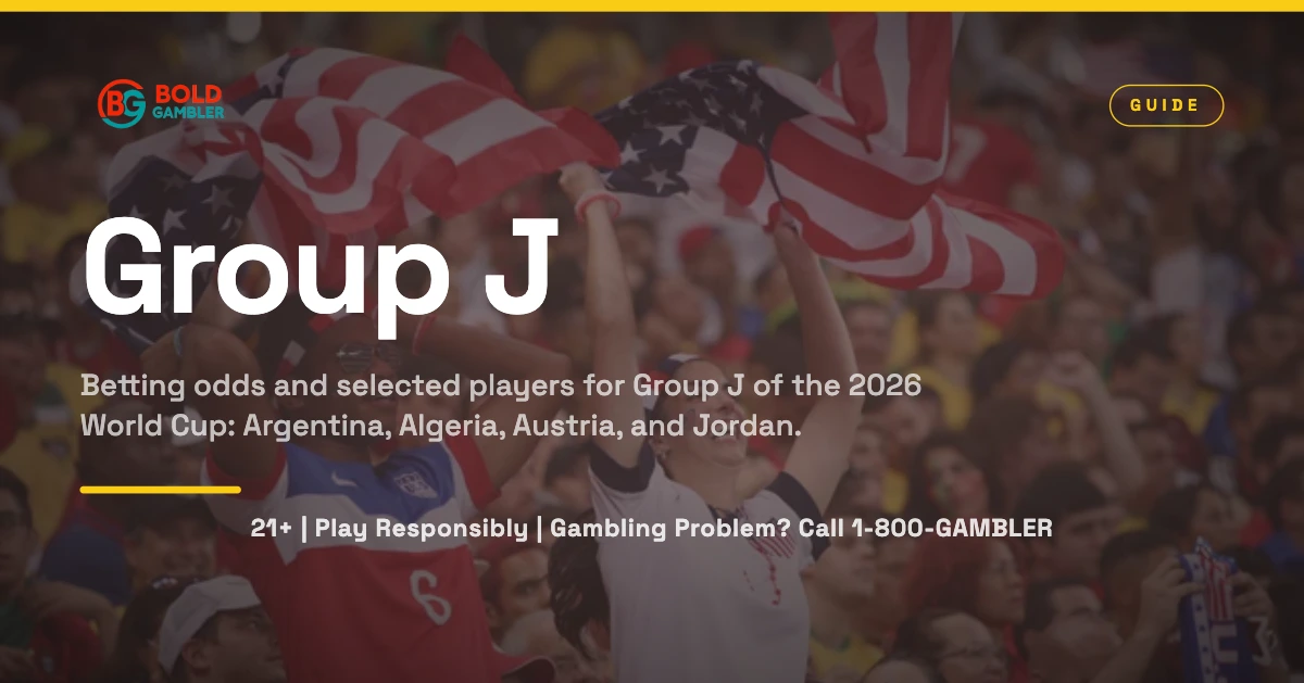 2026 World Cup Group J odds and squads: Argentina, Algeria, Austria, and Jordan.