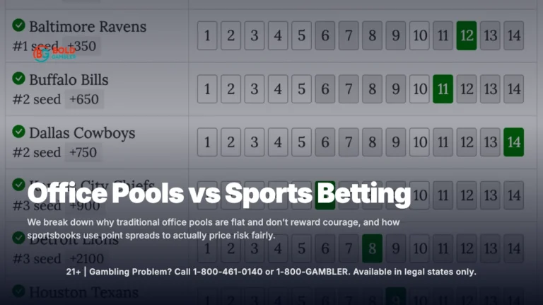 The Real Difference Between Office Pools and Sports Betting